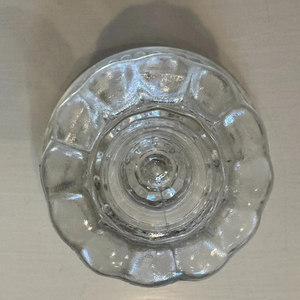 Tiara Indiana Sandwich Glass‎ Candlestick 4